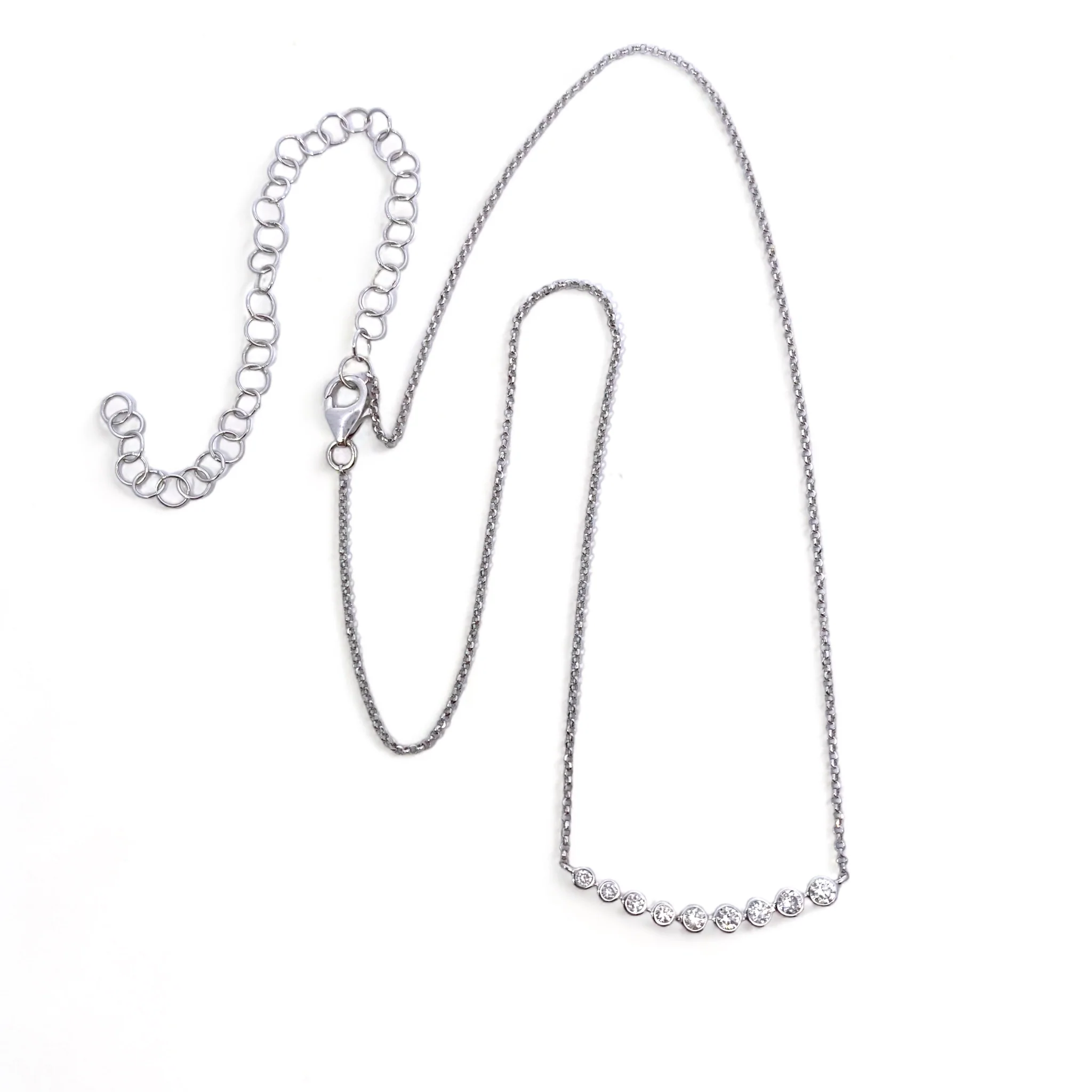 18k Horizon Necklace - Image 4