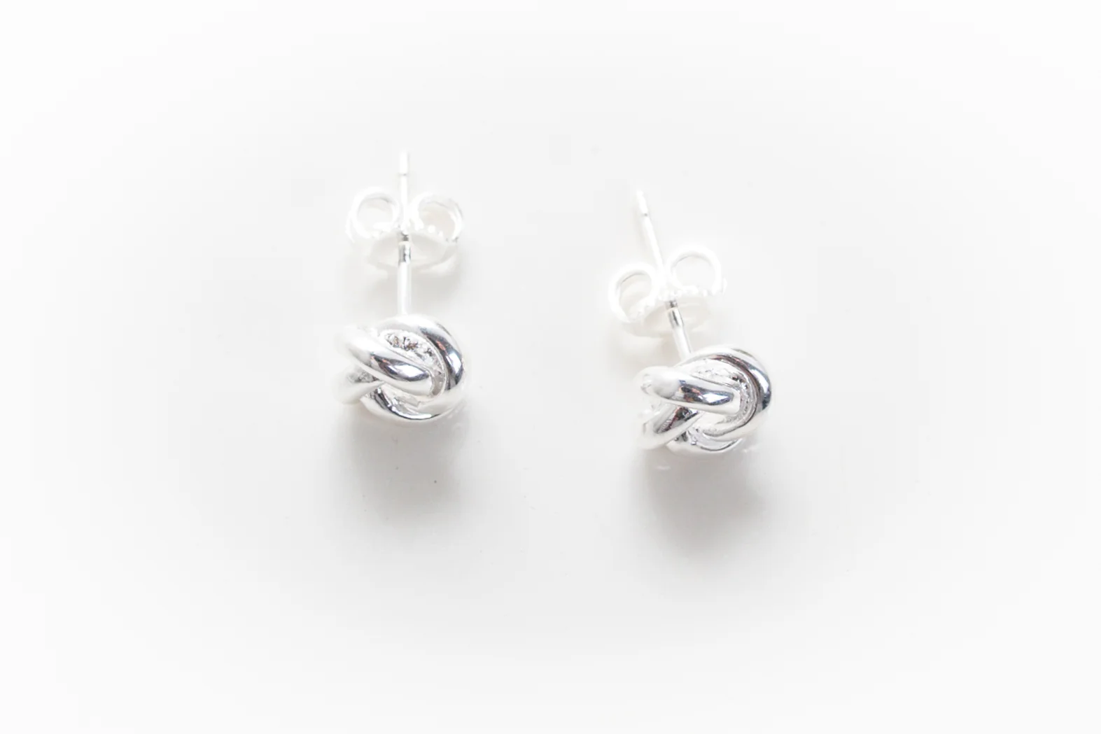 Love Knot Post Earrings - Image 3