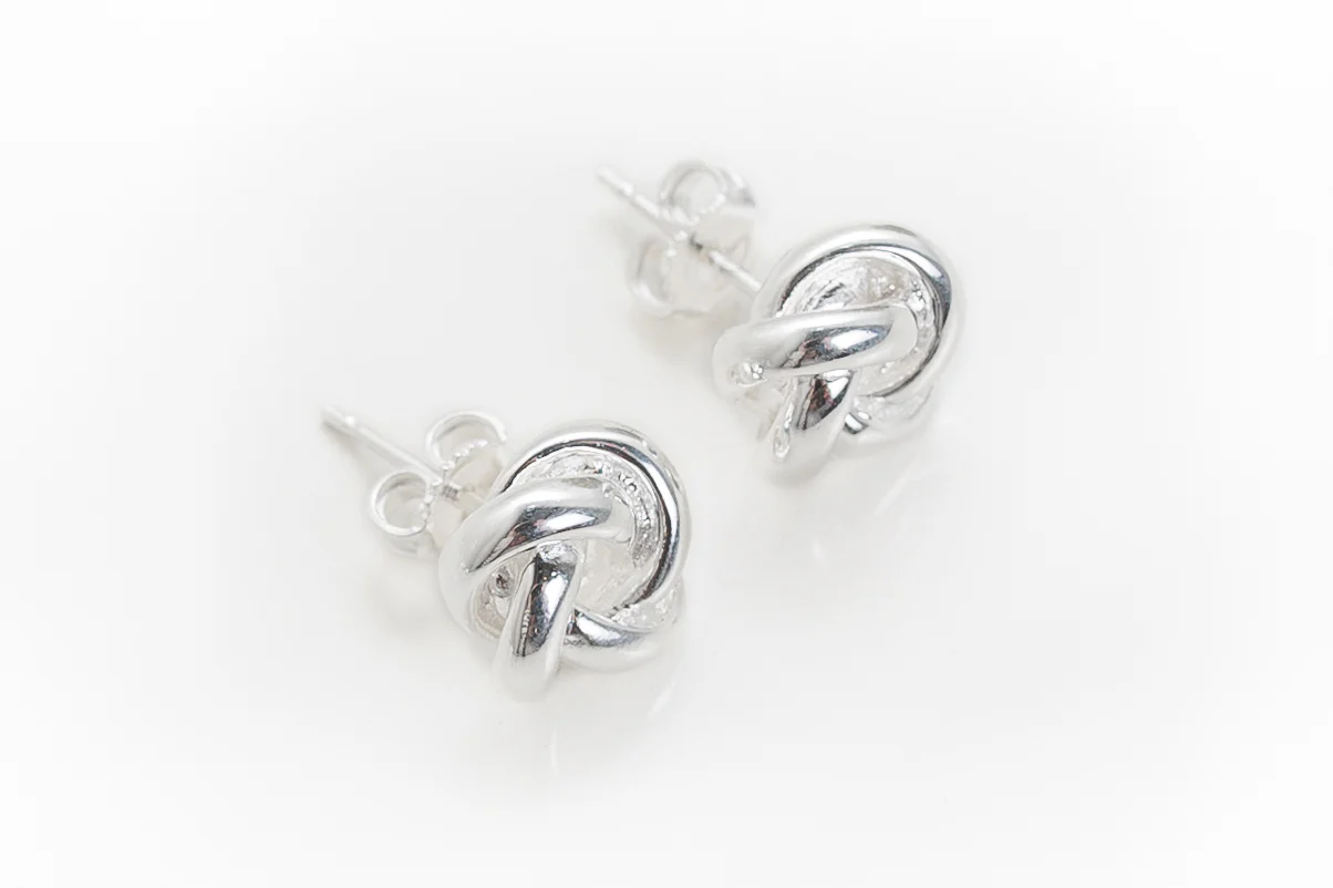 Love Knot Post Earrings - Image 8